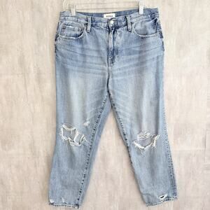 PISTOLA Jeans Size 30 Presley Distressed High Rise Relaxed Roller Los Feliz